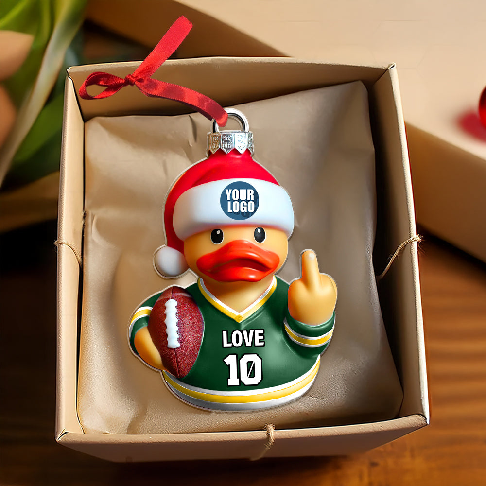 Gifts For Football Lovers Duck Christmas Ornament 02HUDT291124 - Image 4