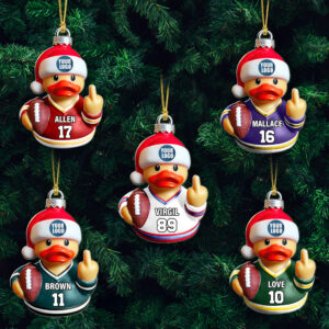 Gifts For Football Lovers Duck Christmas Ornament 02HUDT291124