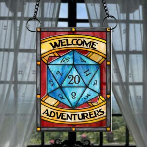 Alternative view of Gifts For Gamers, Welcome Adventures Suncatcher Ornament 02NAMH040924