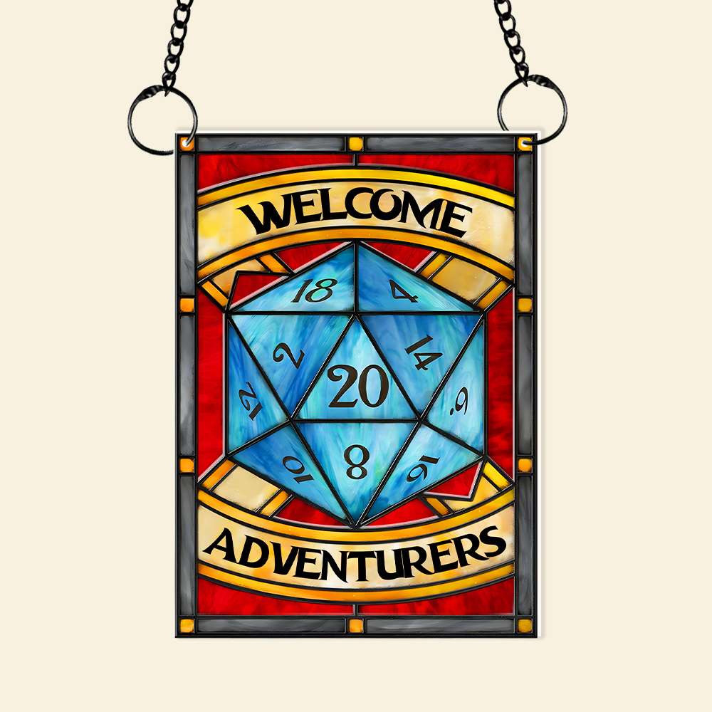 Gifts For Gamers, Welcome Adventures Suncatcher Ornament 02NAMH040924 - Image 4