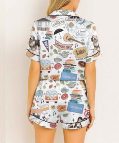 Alternative view of Gilmore Girl Autumn Vibes Satin Pajamas