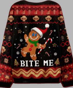 Alternative view of Gingerbread Christmas Ugly Christmas Sweater