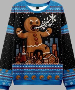 Gingerbread Monster Ugly Christmas Sweater