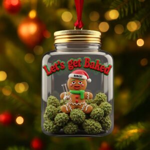 Alternative view of Gingerbread Weed Ornament - Personalized Gifts For Weed Lovers 03toti110825