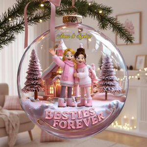 Alternative view of Girly Friendship Acrylic Ornament, Personalized Gifts For Besties 02qhtn131125mg