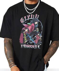 Giyu Tomioka Demon Slayer Shirt, Kimetsu No Yaiba t-shirt, anime sweatshirt hoodie, Tanjiro shirt, KNY t-shirt, Anime lover Gift