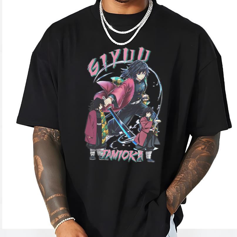 Giyu Tomioka Demon Slayer Shirt, Kimetsu No Yaiba t-shirt, anime sweatshirt hoodie, Tanjiro shirt, KNY t-shirt, Anime lover Gift