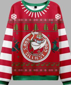 Gods Silliest Goose Christian Ugly Christmas Sweater