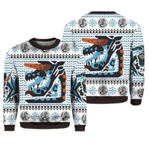 Alternative view of Gogmazios Monster Hunter Ugly Christmas Sweater - Grishko.com