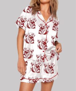 Golden Retriever Espresso Martini Pajama Set