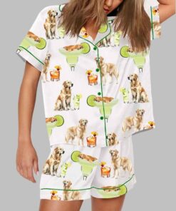 Golden Retriever Old Fashioned Pajama Set
