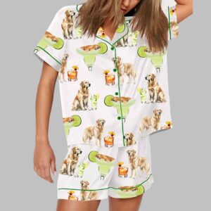 Golden Retriever Old Fashioned Pajama Set