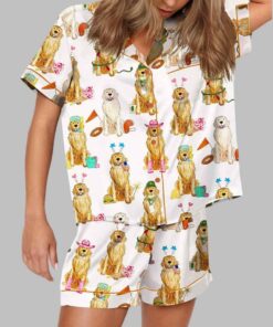 Golden Retriever Role Play Pajama Set