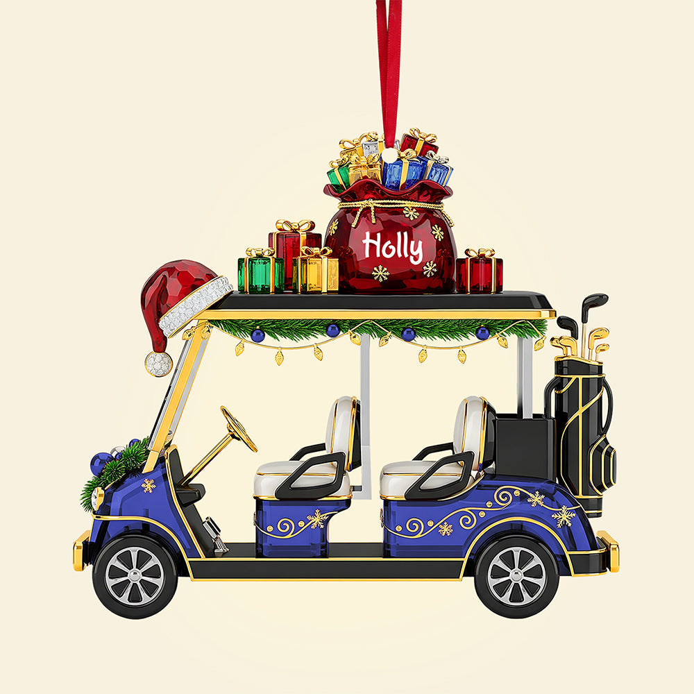 Golf Cart Ornament - Personalized Gifts For Golf Lovers 01ohta180825 - Image 4
