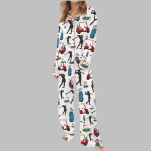 Alternative view of Golf Satin Pajama Set