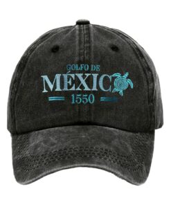 Alternative view of Golfo De Mexico Est 1550 Printed Baseball Cap