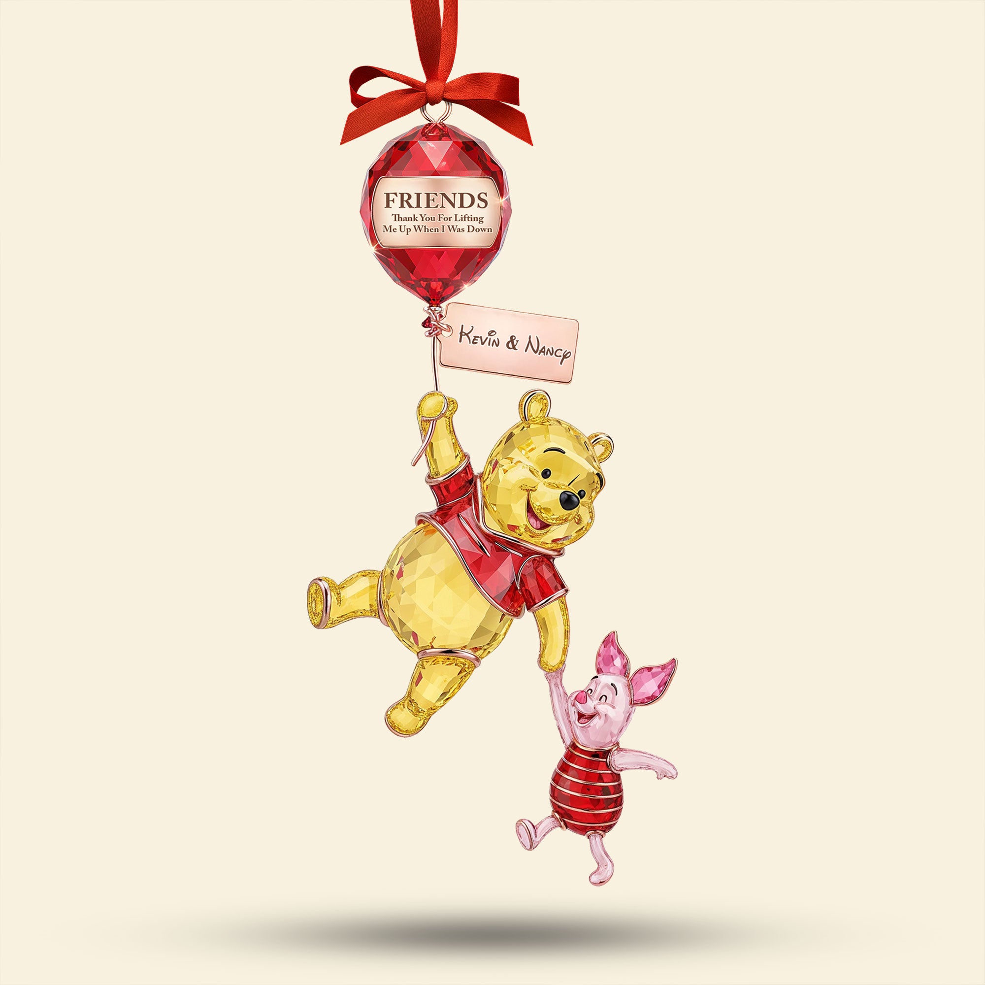 Good Friends Lift Each Other Up Ornament, Personalized Gifts For Friends 05qhti220925 - Image 3