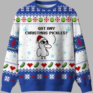 Got Any Christmas Pickles Ugly Christmas Sweater - gullprint.com