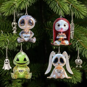 Gothic Character Ornament - Personalized Christmas Gifts For Movie Fans 03TGLU030925