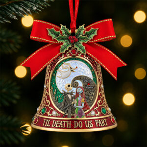 Gothic Love Christmas Ornament - Personalized Gifts For Couple 03paqn260825