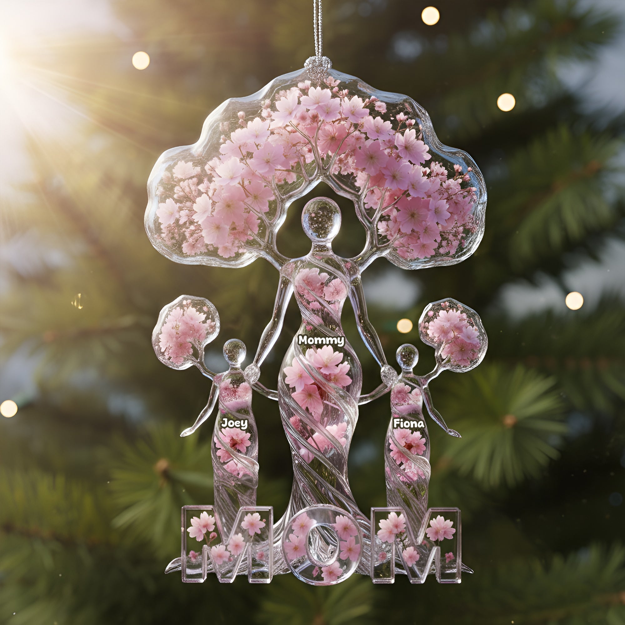 Gracefully Elegant Mom Tree Of Life Ornament, Personalized Gifts For Mom 01qhlu011025 - Image 3