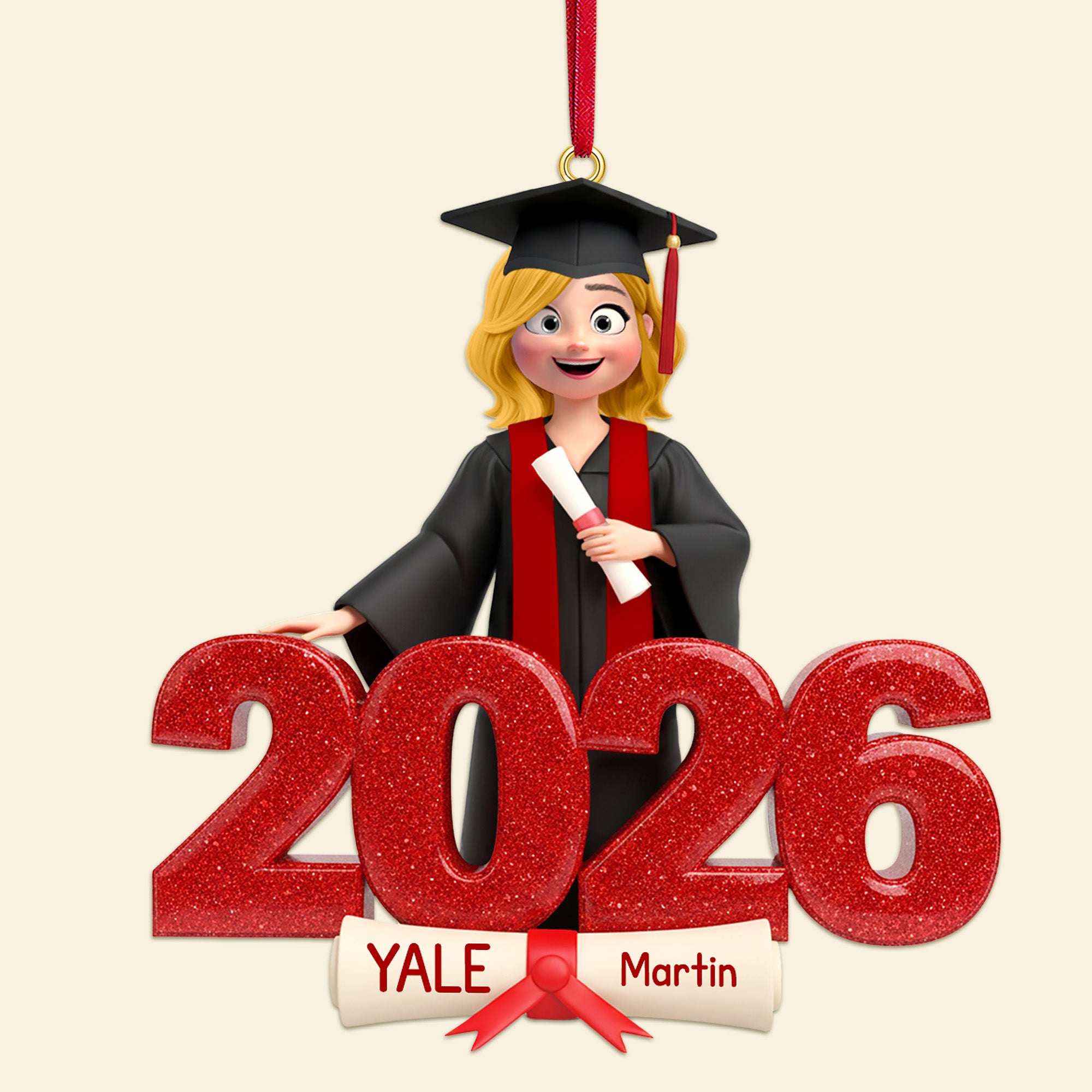 Graduate Ornament - Personalized Gifts For Graduates 03namg291025 - Image 3