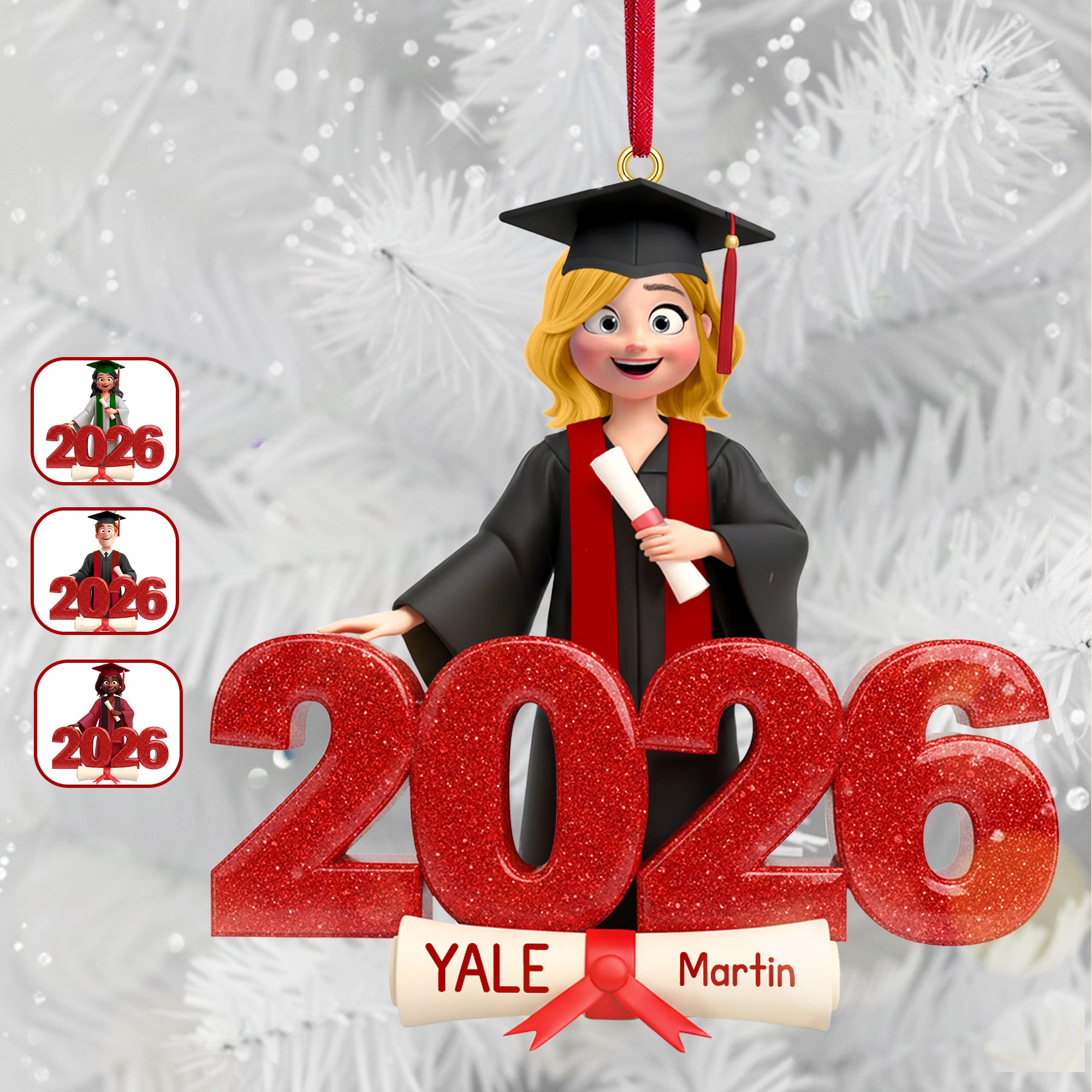Graduate Ornament - Personalized Gifts For Graduates 03namg291025