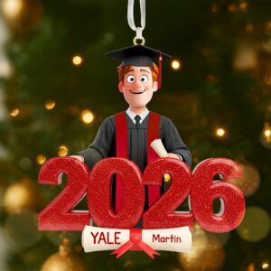 Alternative view of Graduate Ornament - Personalized Gifts For Graduates 03namg291025