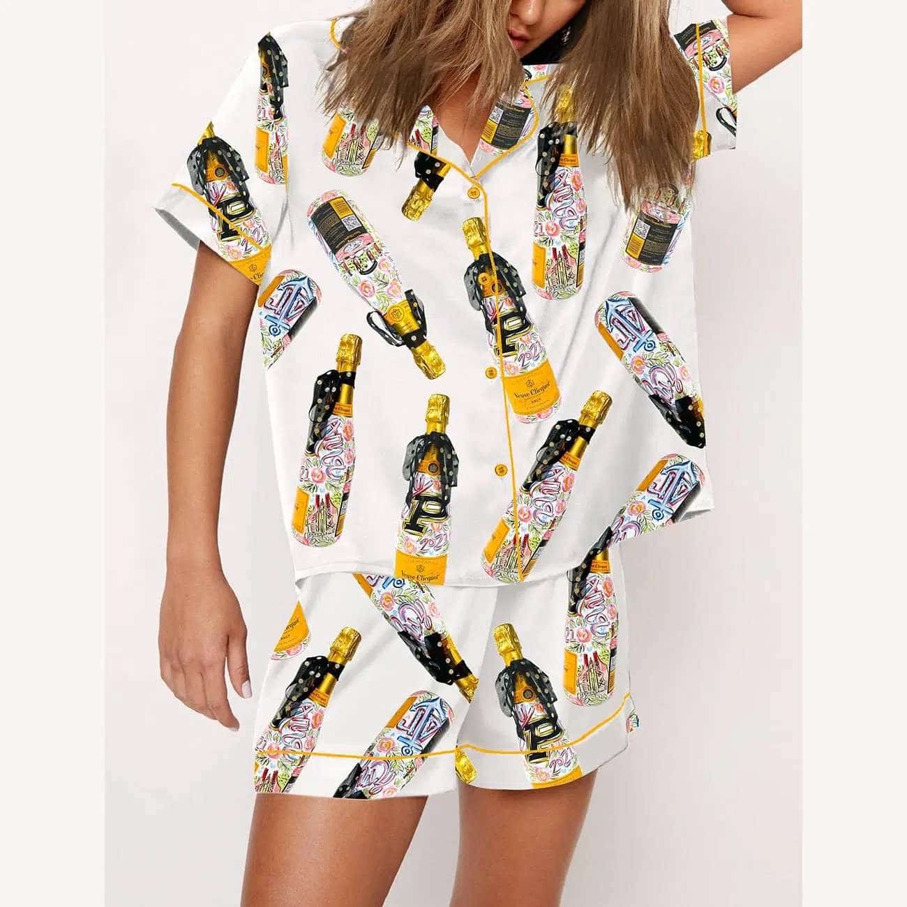 Graduation Champagne Bottle Pajama Set - Image 3