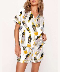 Graduation Champagne Bottle Pajama Set