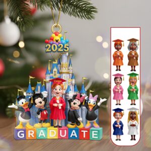 Graduation Christmas Ornament - Personalized Gifts For Christmas 01NAMG290825