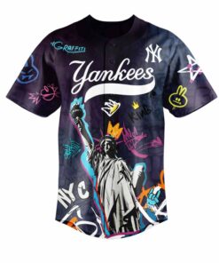 Alternative view of Graffiti NY City Yankees Street Style Jersey 2025