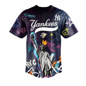 Alternative view of Graffiti NY City Yankees Street Style Jersey 2025