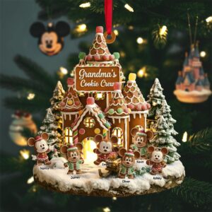 Alternative view of Grandma's Cookie Crew Ornament - Personalized Gifts For Grandma 02tgti160925