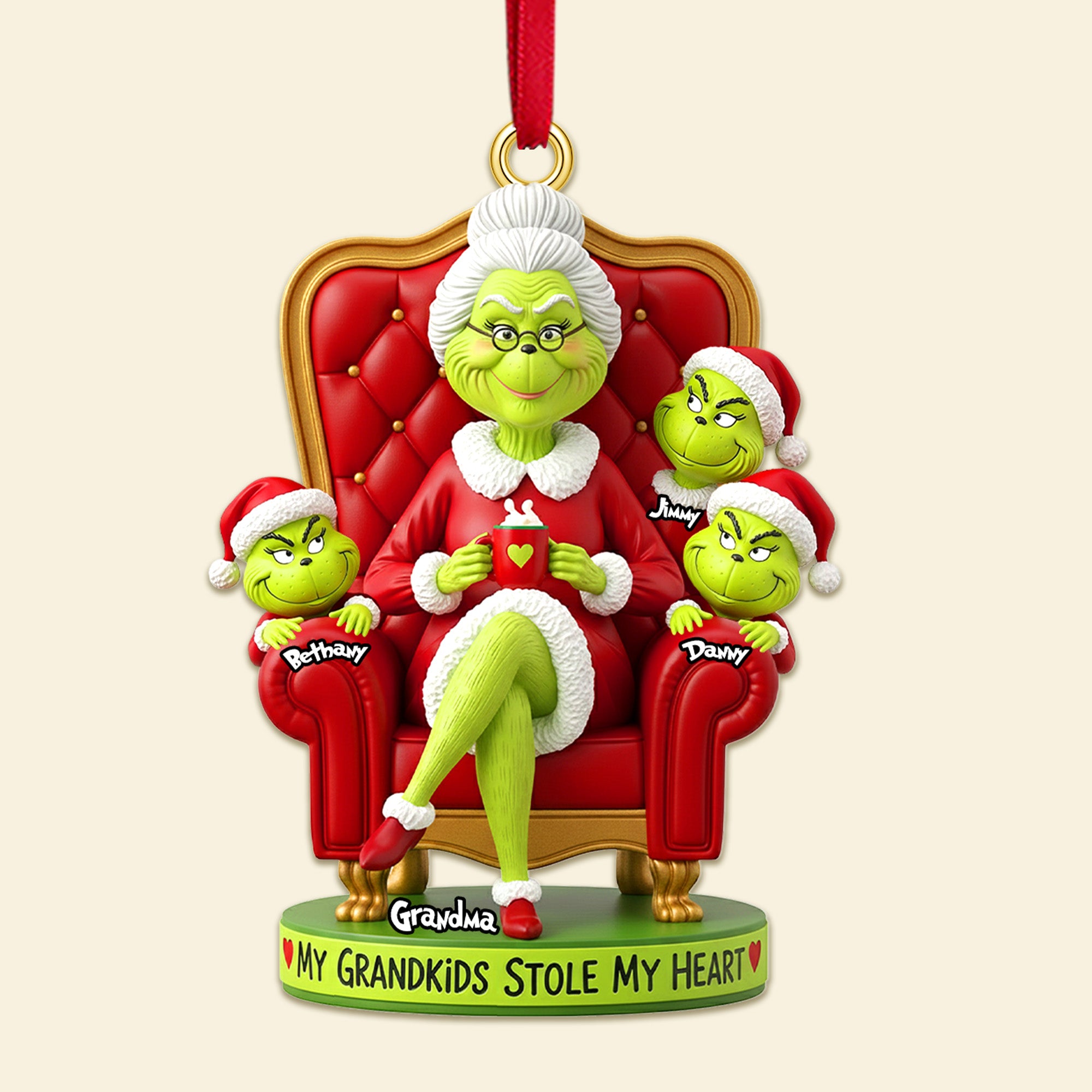 Grandparents’ Pride & Joy Ornament - Personalized Christmas Gift For Grandparents 04HUMG170925 - Image 3