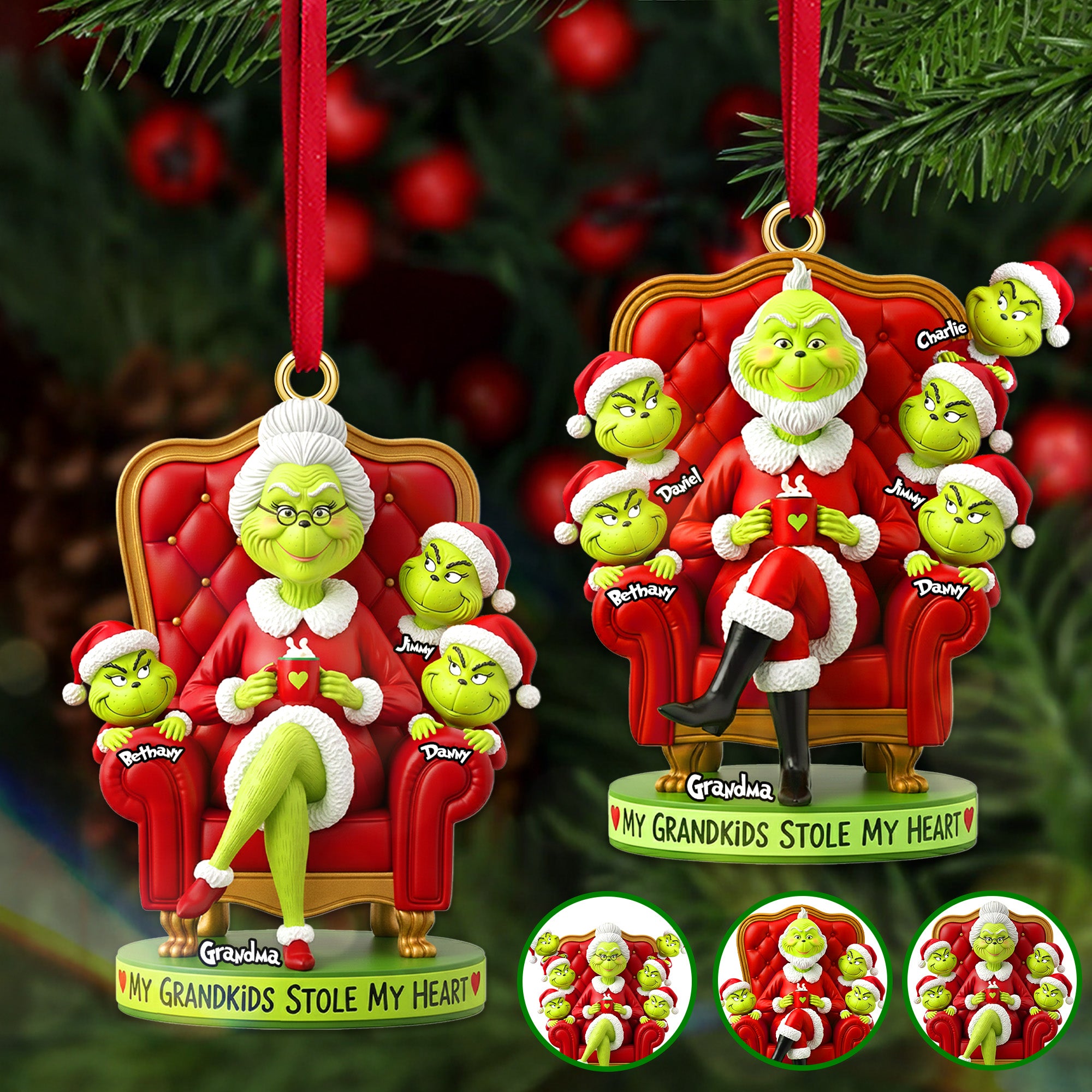 Grandparents’ Pride & Joy Ornament - Personalized Christmas Gift For Grandparents 04HUMG170925
