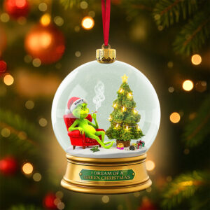 Green Chill Monster Ornament - Personalized Gifts For Herb Lovers 02tota120825