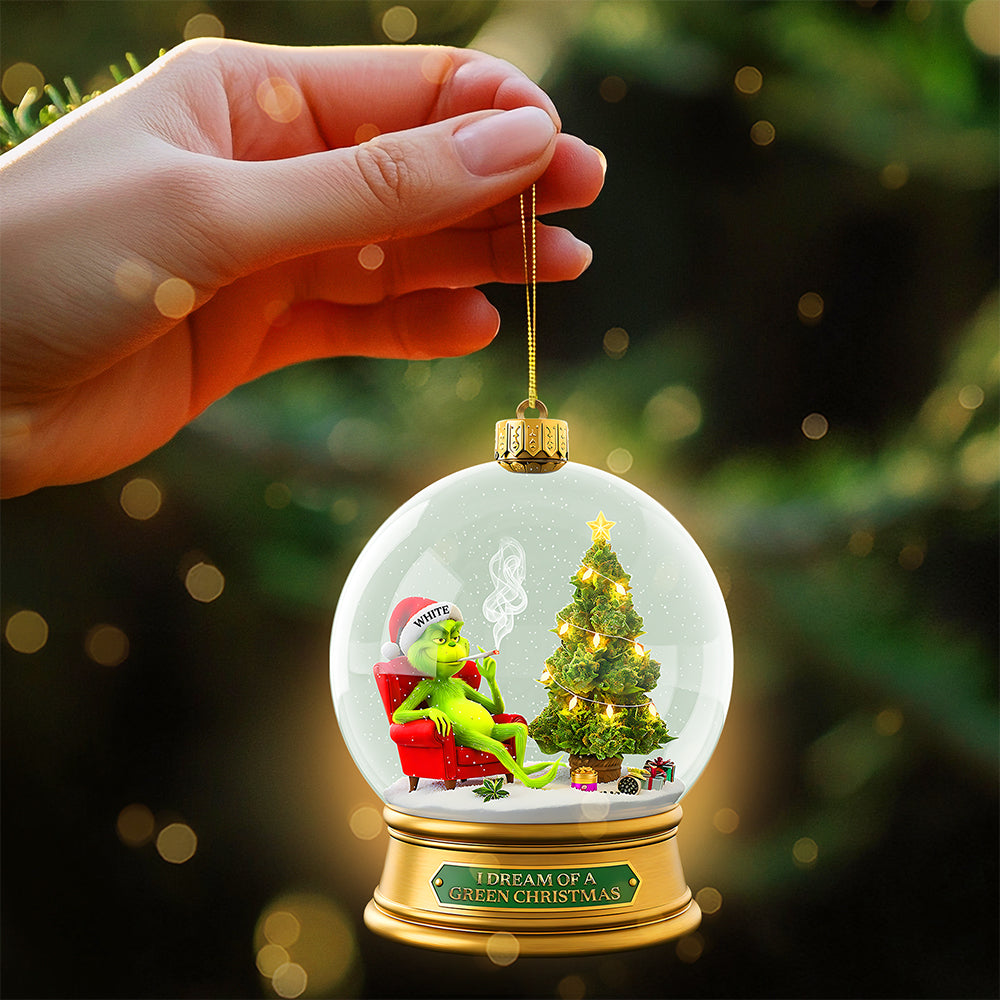 Green Chill Monster Ornament - Personalized Gifts For Herb Lovers 02tota120825 - Image 3