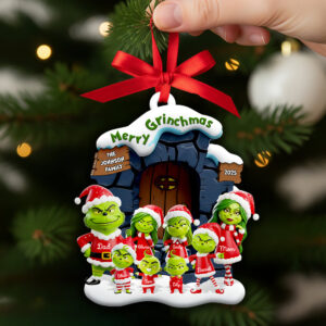 Alternative view of Green Family Christmas Ornament Personalized Gifts For Famiy 01DTDT220925