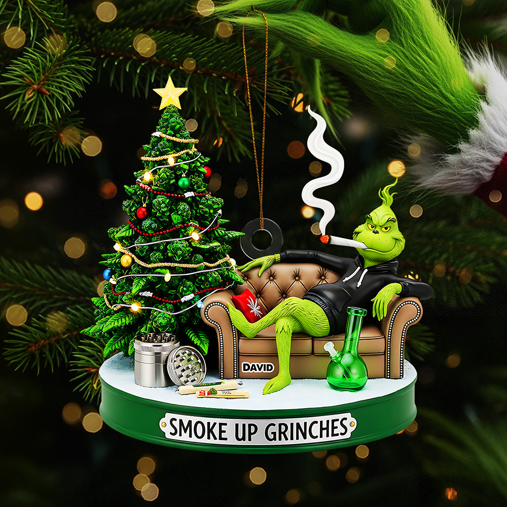 Green Guy Ornament - Personalized Gifts For Herb Lovers 02tota030925