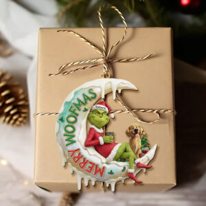 Alternative view of Green Monster Ornament - Personalized Gifts For Dog Lovers 03ohti250925