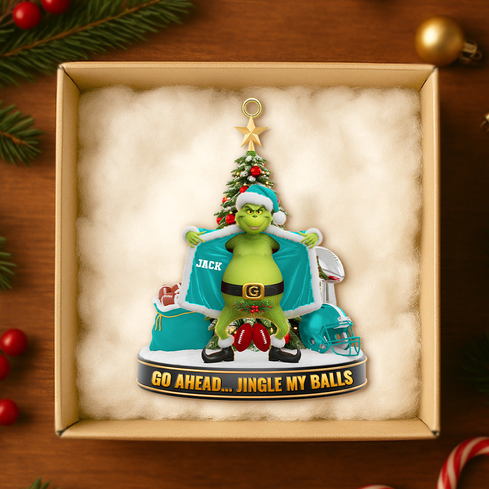 Green Monster Sport Ornament - Personalized Gift For Sport Lover Christmas Ornament 04OHTN211025 - Image 3