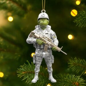 Green Veteran Ornament - Personalized Gifts For Veterans 02tgti110925