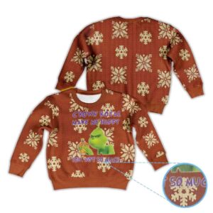 Alternative view of Grnch Crown Royal Make Me Happy You Not So Much Ugly Christmas Sweater