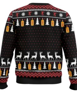 Alternative view of Grnch I Will Drink Fireball Everywhere Ugly Christmas Sweater