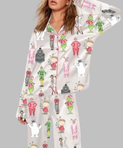 Grnch Shitter Full Christmas Movies Pajama Set