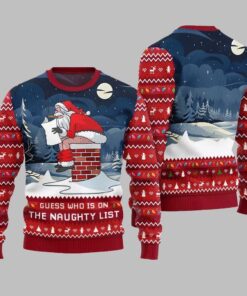 Guess Who On Naughty List Ugly Sweater Christmas 2025 