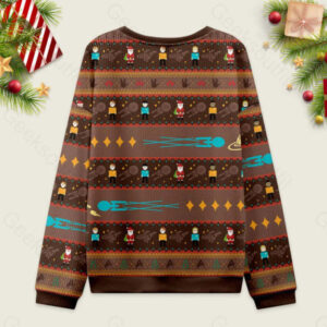 Alternative view of Guess Who's not Coming Back Ugly Christmas Sweater Sweatshirt