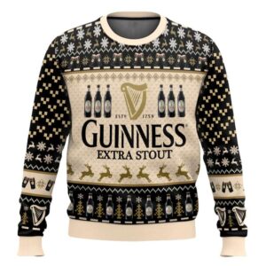 Guinness Extra Stout Ugly Christmas Sweater