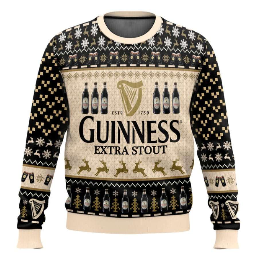 Guinness Extra Stout Ugly Christmas Sweater